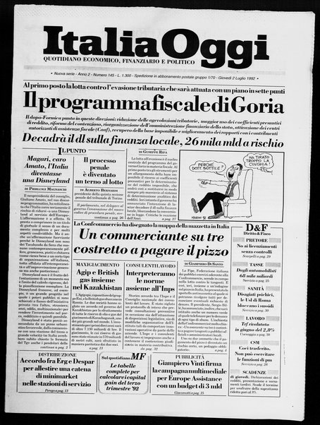 Italia oggi : quotidiano di economia finanza e politica